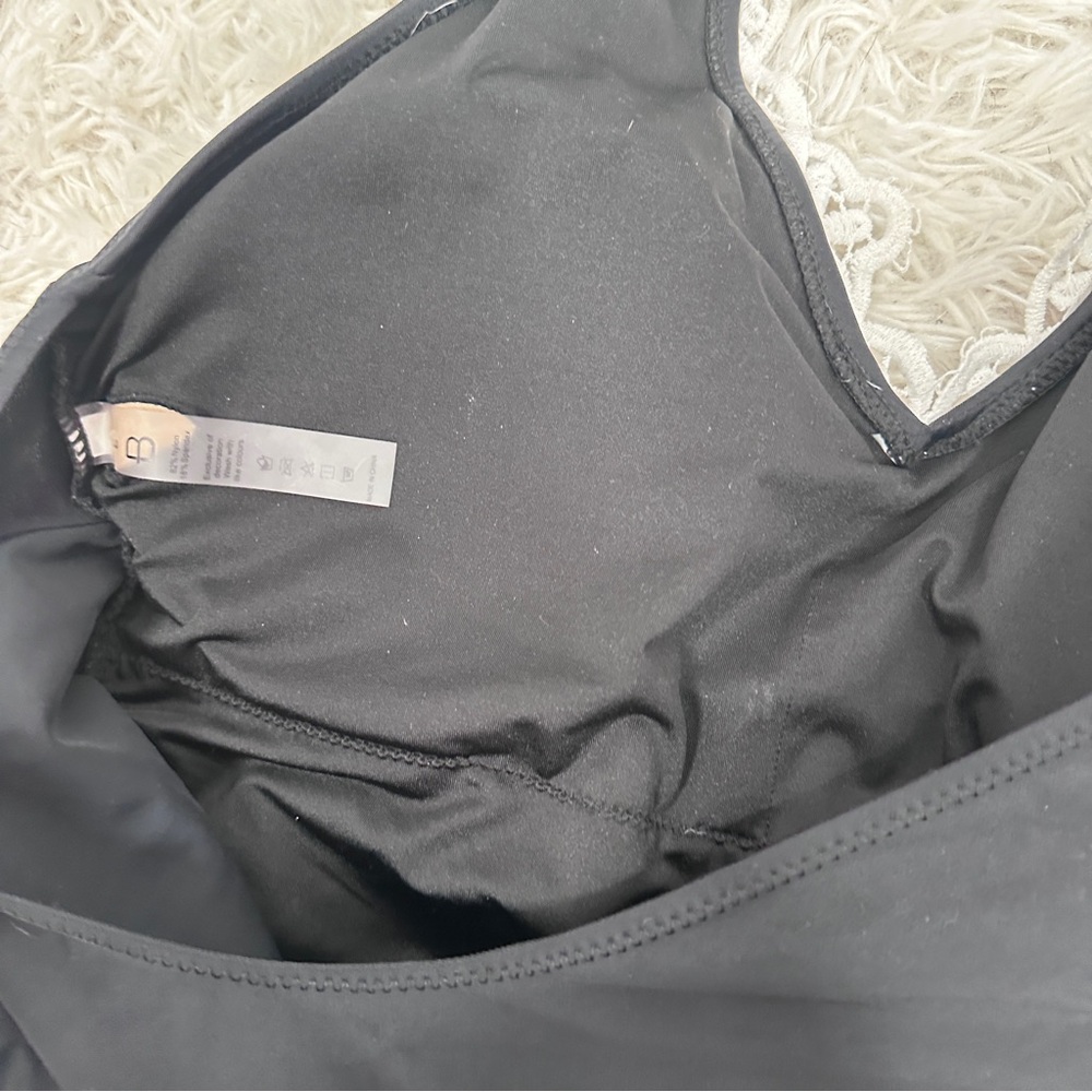 Lululemon Athletica Black and White One Piece with Elegant Lace - Picture 5 of 6